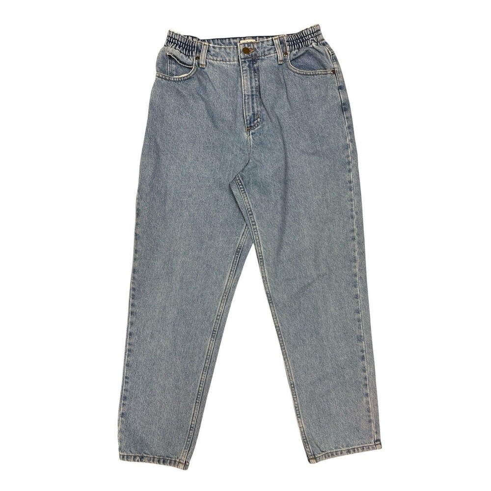 LL Bean Women's Light‎ Wash Original Relaxed Stretch Jeans Size 10P